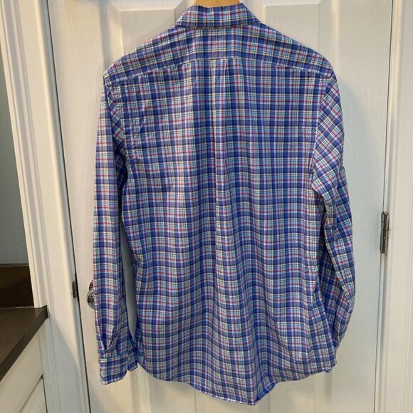 Ralph Lauren Multi Colored Plaid Long Sleeve Button Down Shirt Size Medium - Picture 5 of 5